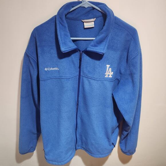Columbia Fast Trek II Full Zipper Fleece Jacket - XXLarge - Los Angeles Dodgers - Picture 1 of 7